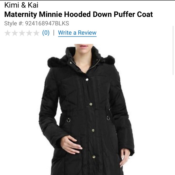 Kimi Kai Maternity Coat 
